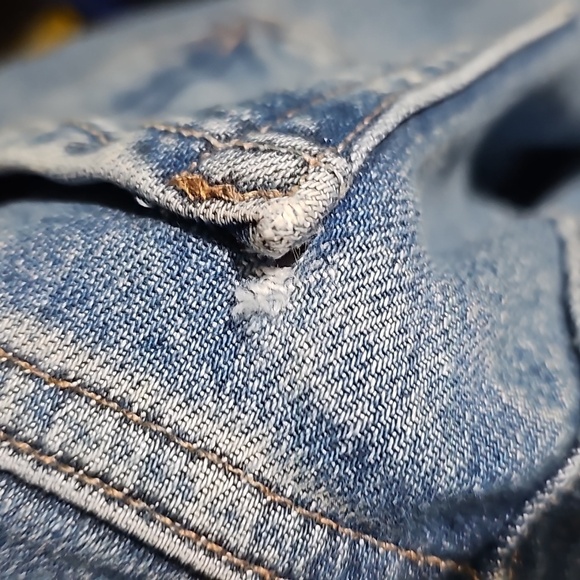 Mother Raw Hem The Stunner Ankle Distressed Fray 5 Button Jeans Size 28 - Picture 7 of 9